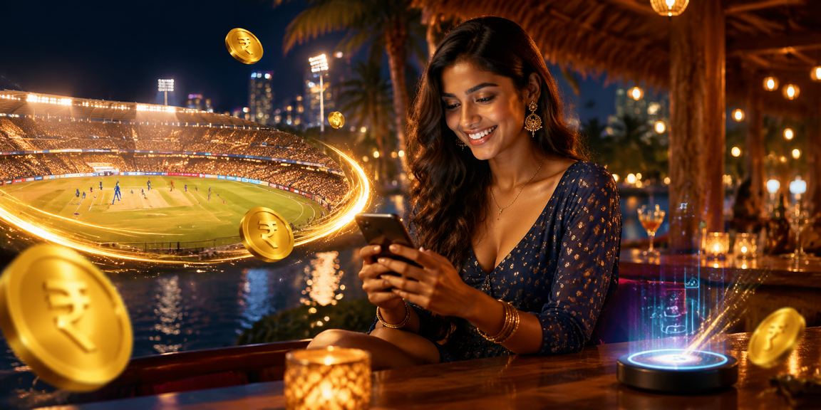 Cricket and Indian Rupee currency symbolizing betting in Kerala